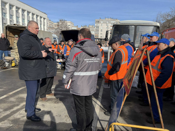 Водооткачивающая техника и личный состав оперативных бригад Московского района готовы к работе в период паводка &ndash; в районе прошел обязательный смотр